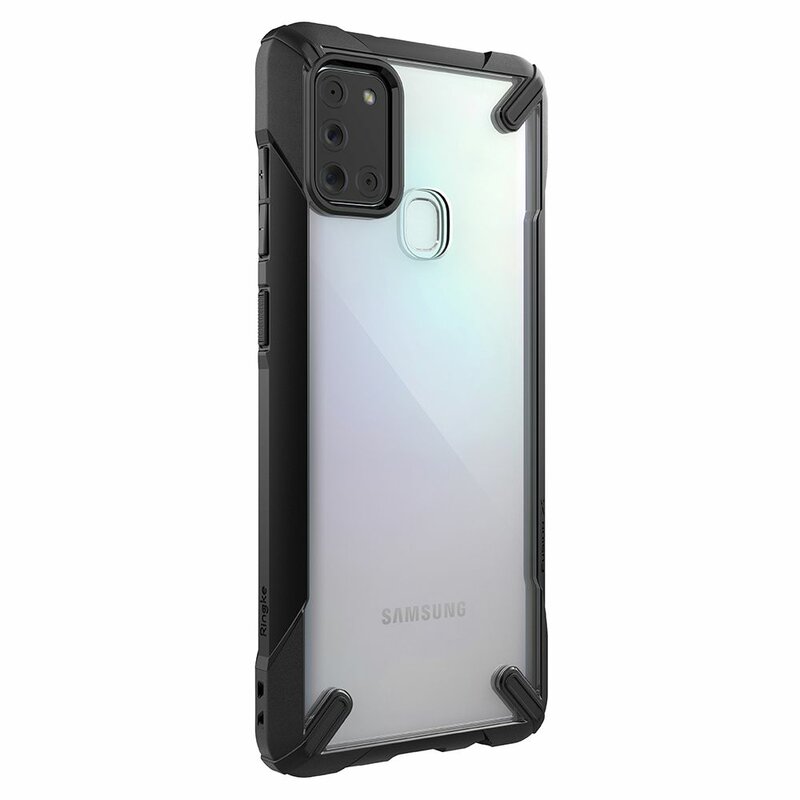 Husa Samsung Galaxy A21s Ringke Fusion X - Black