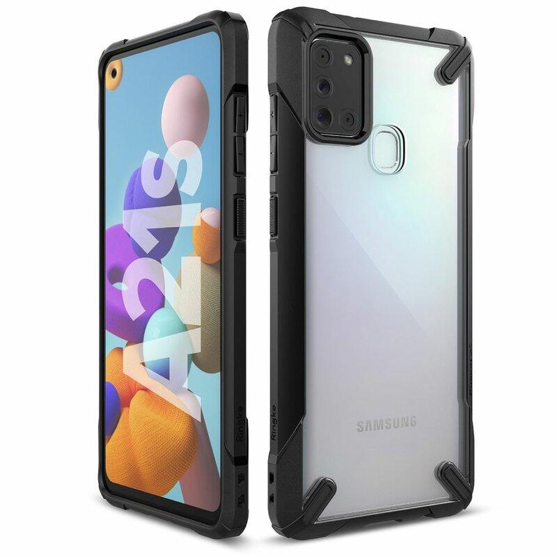 Husa Samsung Galaxy A21s Ringke Fusion X - Black