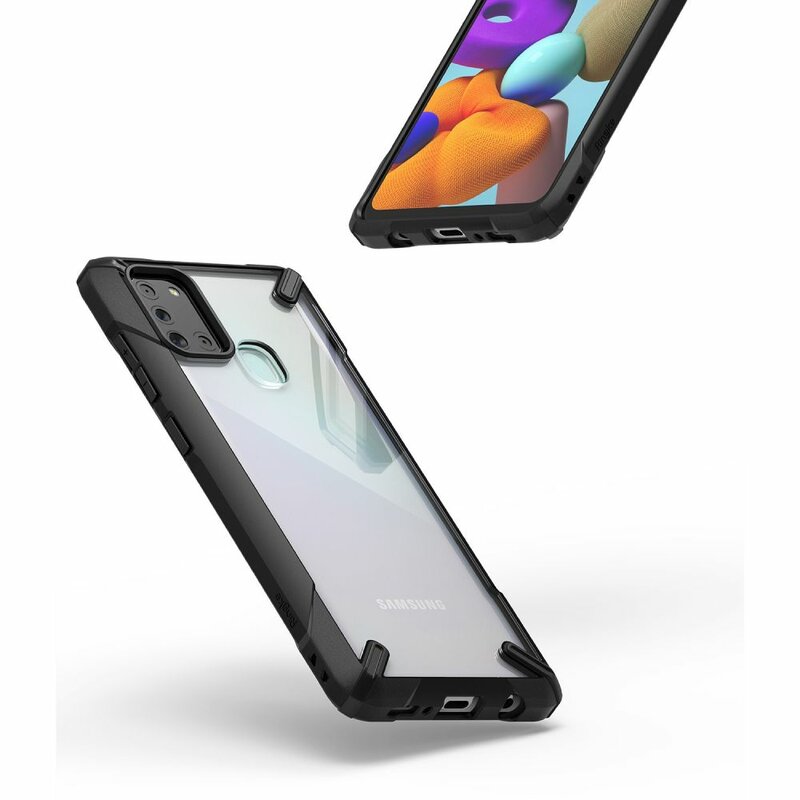 Husa Samsung Galaxy A21s Ringke Fusion X - Black