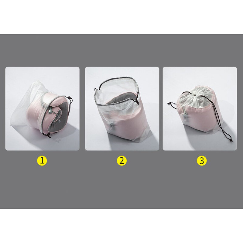 Perna Calatorie Din Spuma Antialergica Cu Memorie Pentru Gat Si Zona Cervicala Baseus Thermal - FMTZ-04 - Roz