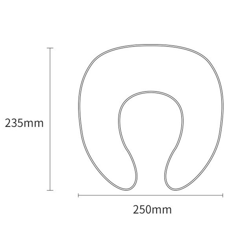 Perna Calatorie Din Spuma Antialergica Cu Memorie Pentru Gat Si Zona Cervicala Baseus Thermal - FMTZ-04 - Roz