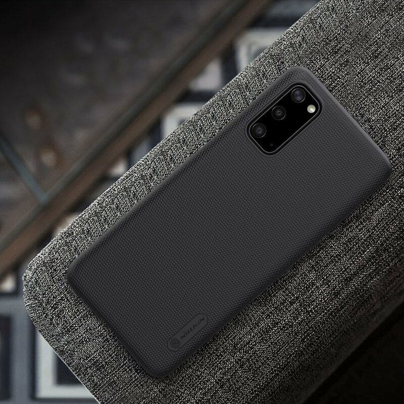 Husa Samsung Galaxy S20 Nillkin Super Frosted Shield, negru