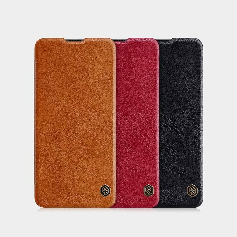 Husa Samsung Galaxy A41 Nillkin QIN Leather, negru