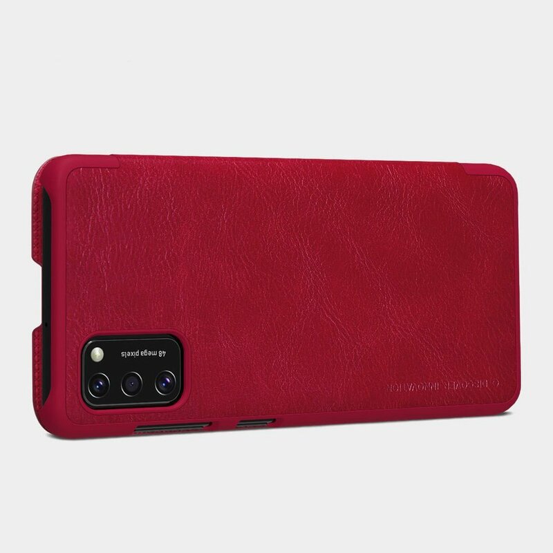 Husa Samsung Galaxy A41 Nillkin QIN Leather, negru