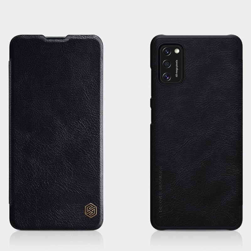 Husa Samsung Galaxy A41 Nillkin QIN Leather, negru