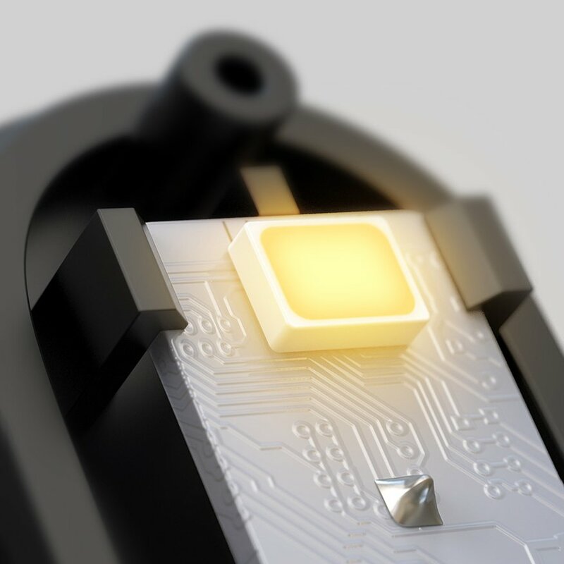 [Pachet 2x] Lampa Auto LED Cu Inductie Baseus Capsule Auto-Adeziva Si Cu Baterie Alcalina - DGXW-01 - Negru 