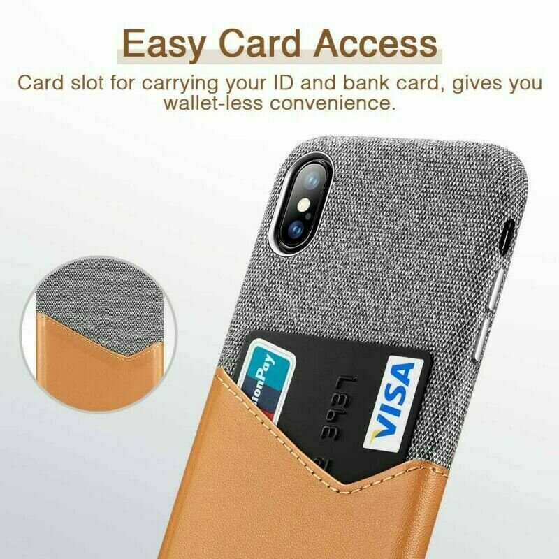 Husa iPhone XS Max ESR Metro Wallet - Maro