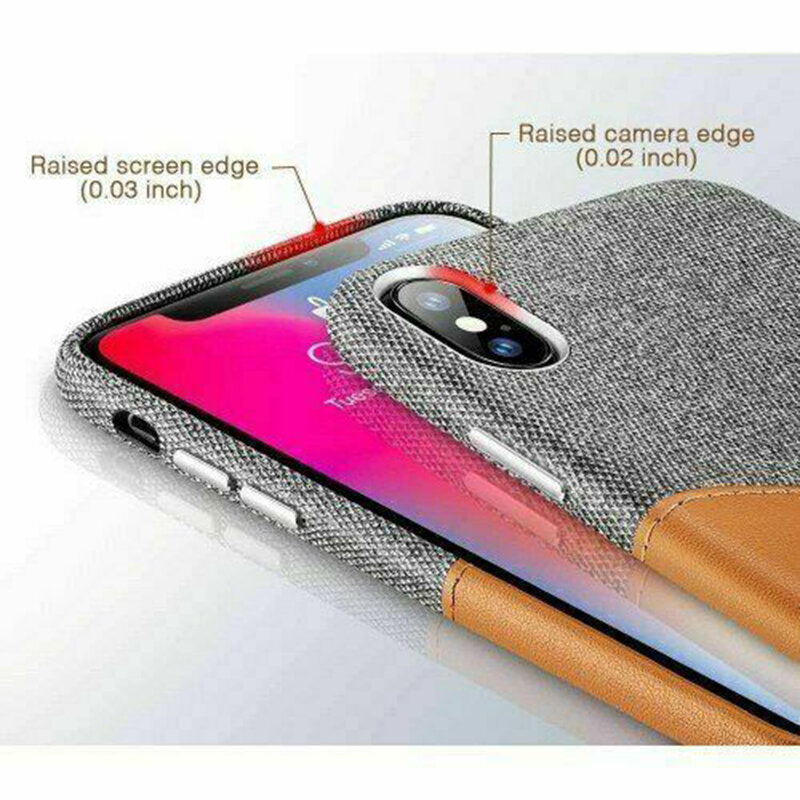 Husa iPhone XS Max ESR Metro Wallet - Maro