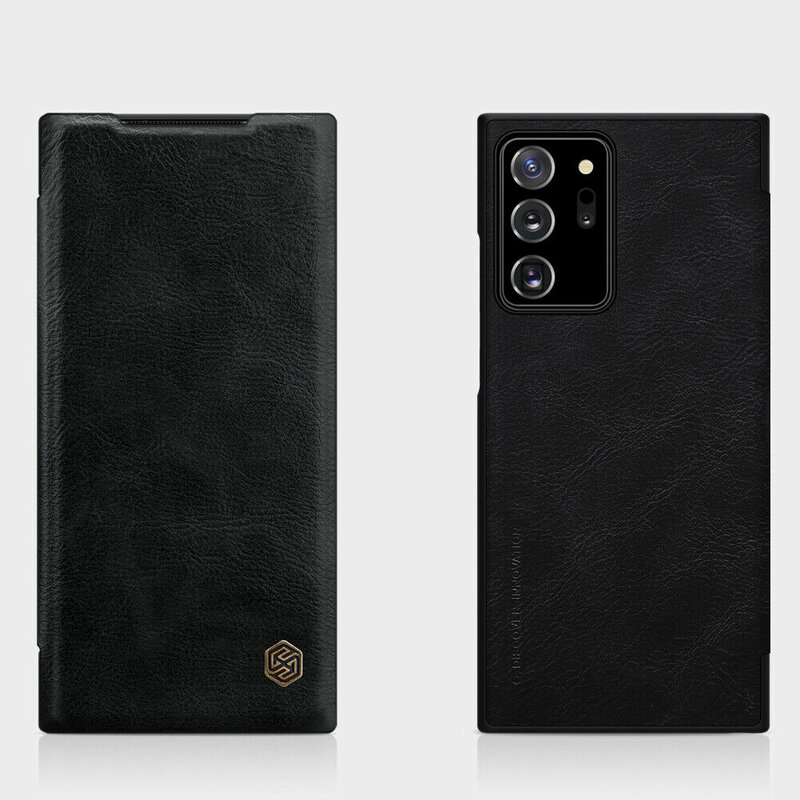 Husa Samsung Galaxy Note 20 5G Nillkin QIN Leather, negru