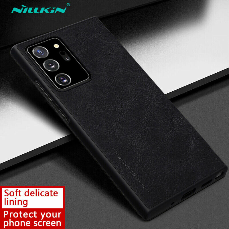 Husa Samsung Galaxy Note 20 Ultra 5G Nillkin QIN Leather, negru