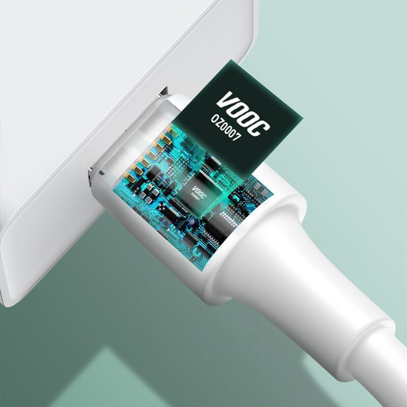 Cablu De Date Baseus De La USB La Type-C Si Suport Pentru Incarcare Rapida VOOC / TLC 5A 2m - CATSW-G02 - Alb