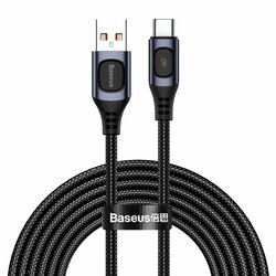 Cablu de incarcare tip C Baseus, fast charging 5A, 2m, negru, CATSS-B0G