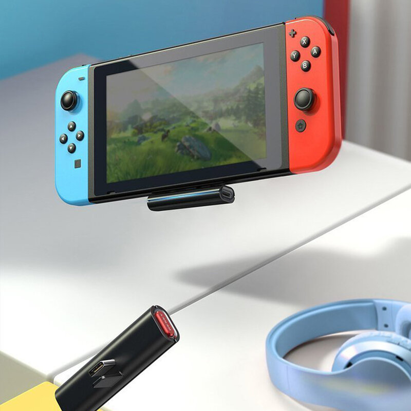 Adaptor Wireless Nintendo Switch Baseus BA05 Bluetooth Type-C Cu Functie De Incarcare 18W - NGBA05-01 - Negru