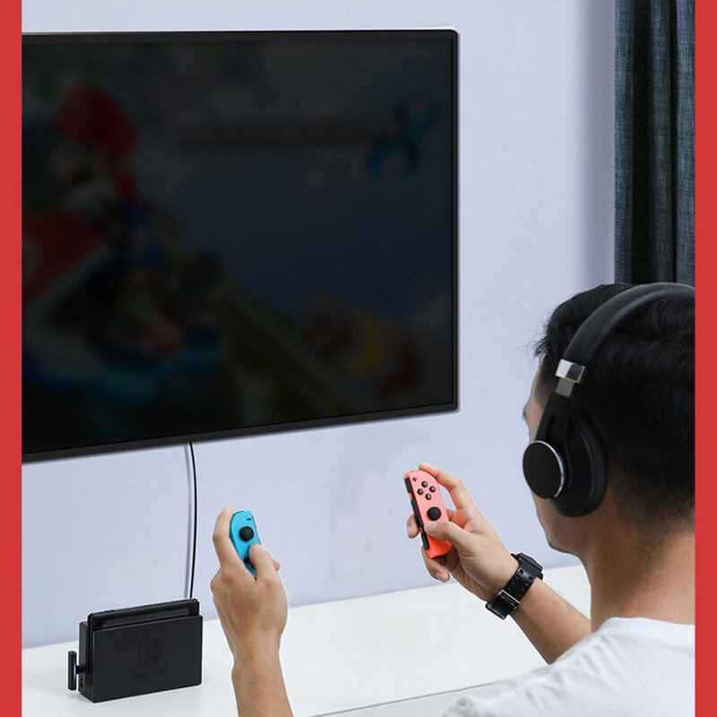 Adaptor Wireless Nintendo Switch Baseus BA05 Bluetooth Type-C Cu Functie De Incarcare 18W - NGBA05-01 - Negru