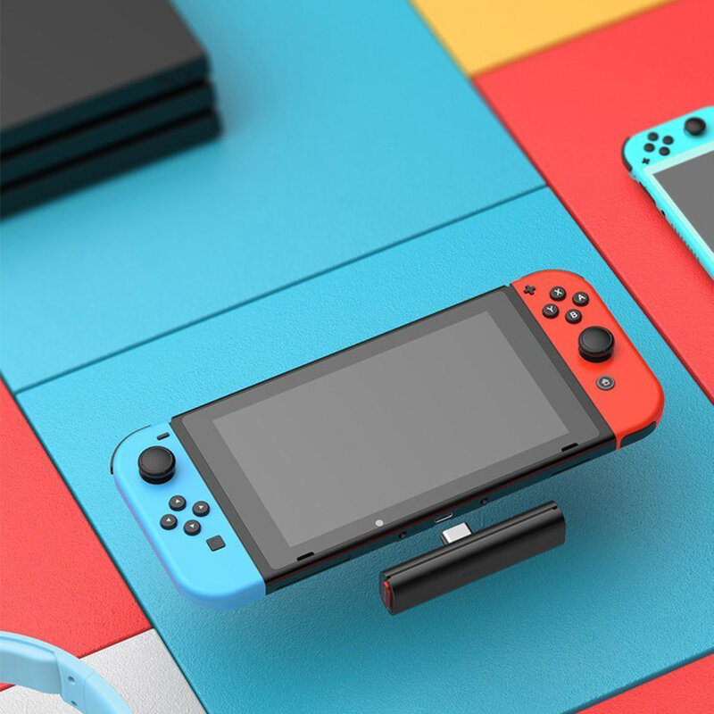 Adaptor Wireless Nintendo Switch Baseus BA05 Bluetooth Type-C Cu Functie De Incarcare 18W - NGBA05-01 - Negru