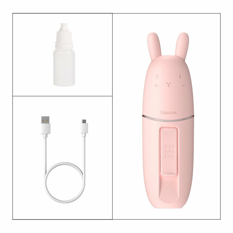 Parfum Baseus Sprayer Pulverizator Hidratant Portabil Cu Cablu De Incarcare USB/Type-C - ACBSY-04 - Roz