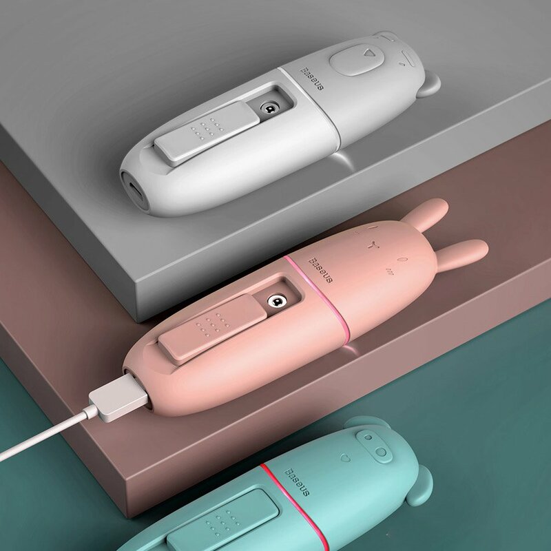 Parfum Baseus Sprayer Pulverizator Hidratant Portabil Cu Cablu De Incarcare USB/Type-C - ACBSY-04 - Roz