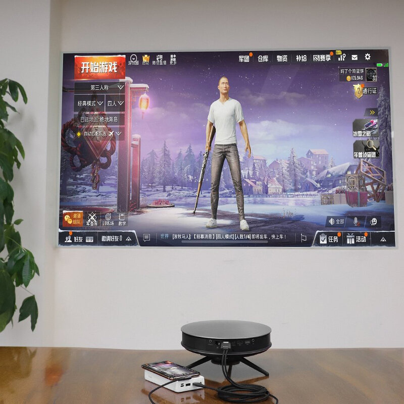 Cablu Video Adaptor Hoco UA14 Convertor De La Lightning / USB la HDMI (Full HD 1080p / HD 720p) 2m - Negru