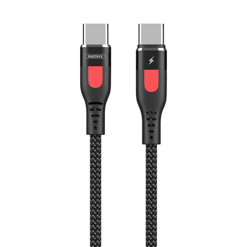 Cablu De Date Remax De La Type-C La Type-C PD Cu Incarcare Rapida De 4.5A 1m - RC-151cc - Negru