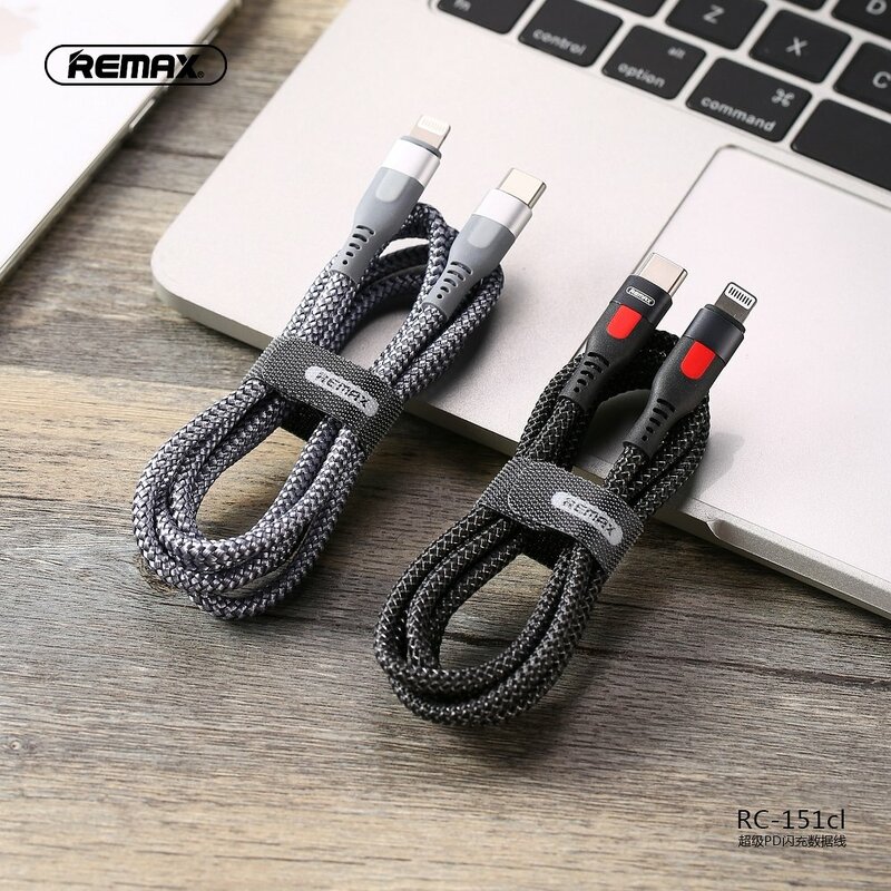 Cablu De Date Remax De La Type-C La Type-C PD Cu Incarcare Rapida De 4.5A 1m - RC-151cc - Negru