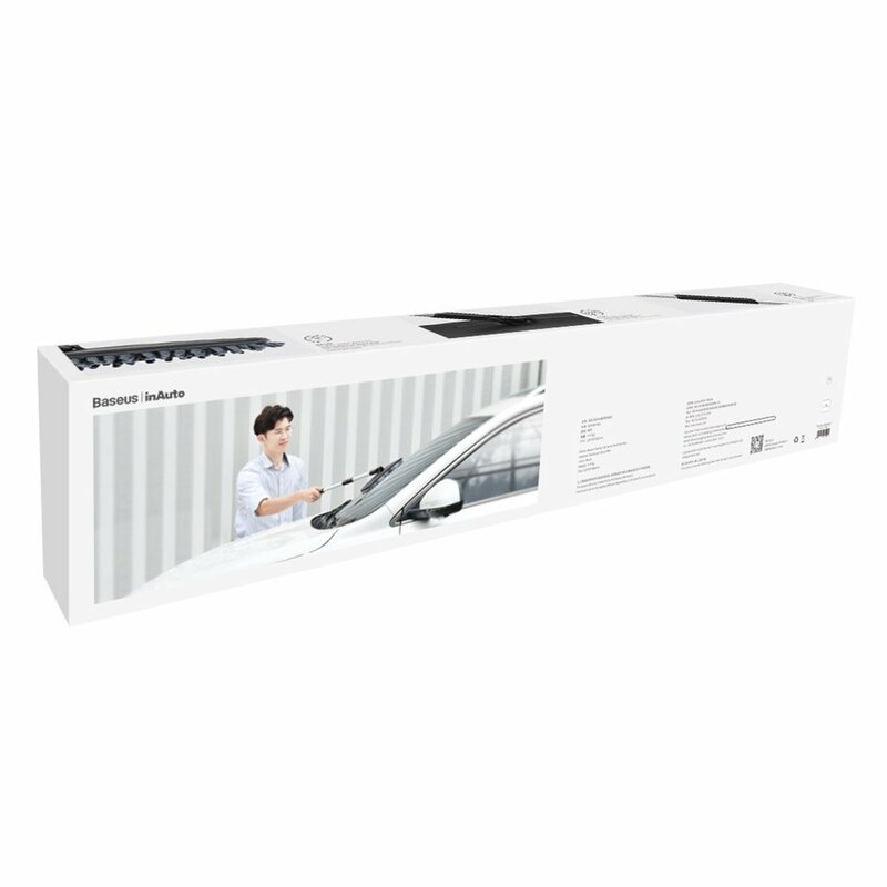 Mop Auto Telescopic Baseus Umed / Uscat Cu Utilizare Universala Din Aluminiu 46 - 60cm - CRTB-01 - Negru