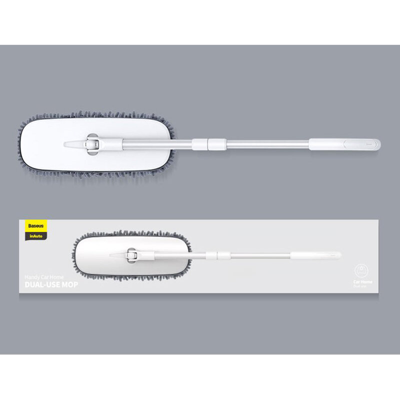 Mop Auto Telescopic Baseus Umed / Uscat Cu Utilizare Universala Din Aluminiu 46 - 60cm - CRTB-01 - Negru