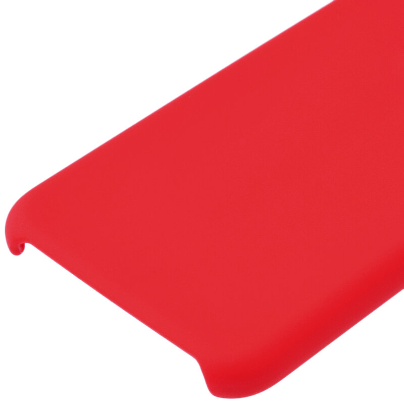 Husa iPhone 8 Silicon Soft Touch Cu Decupaj Sigla - Rosu