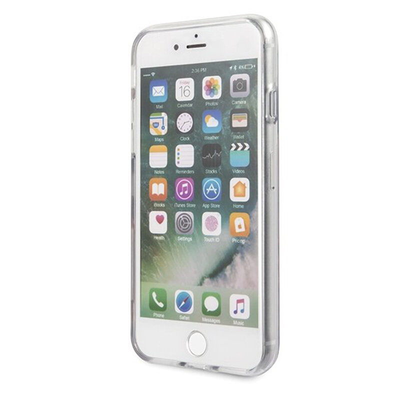 Husa iPhone 8 U.S. Polo Assn. Gradient Pattern Collection - Rosu / Albastru