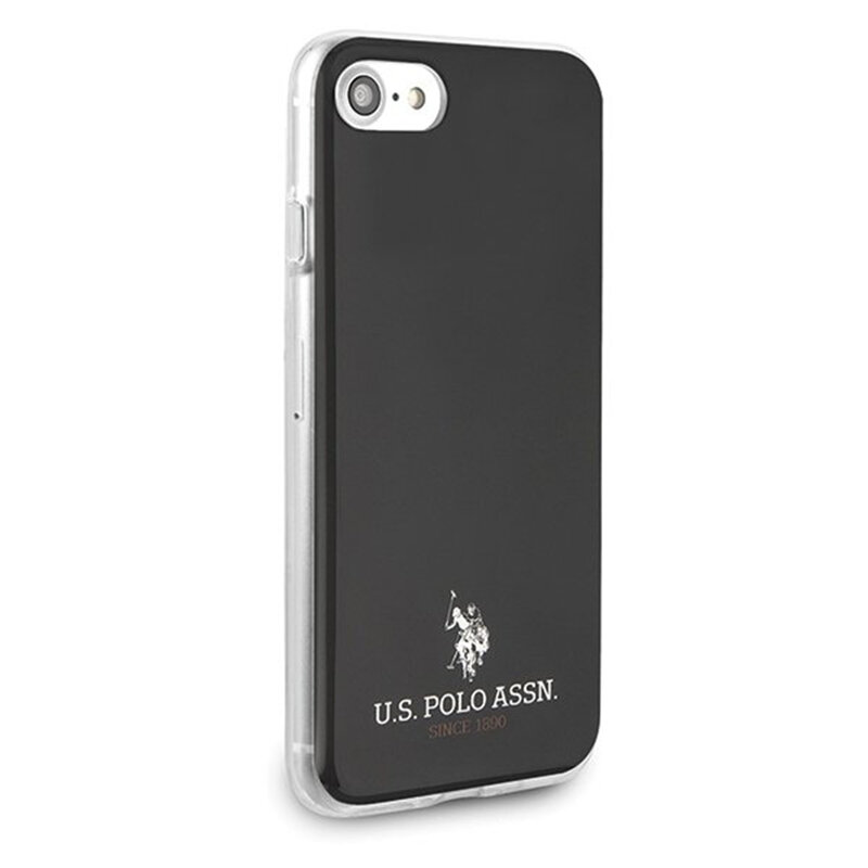Husa iPhone 7 U.S. Polo Assn. Shiny Collection - Negru