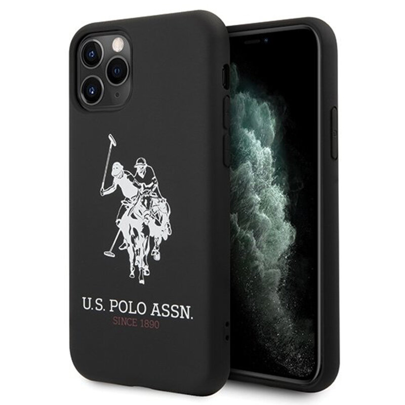 Husa iPhone 11 Pro Max U.S. Polo Assn. Silicone Collection - Negru