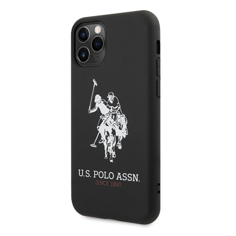 Husa iPhone 11 Pro Max U.S. Polo Assn. Silicone Collection - Negru