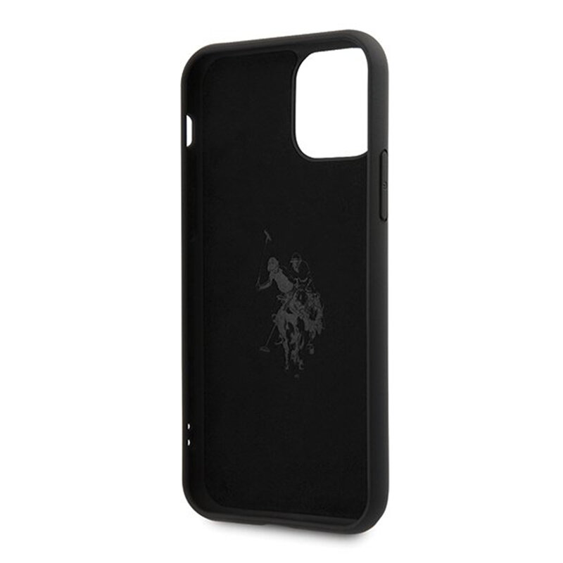Husa iPhone 11 U.S. Polo Assn. Silicone Collection - Negru