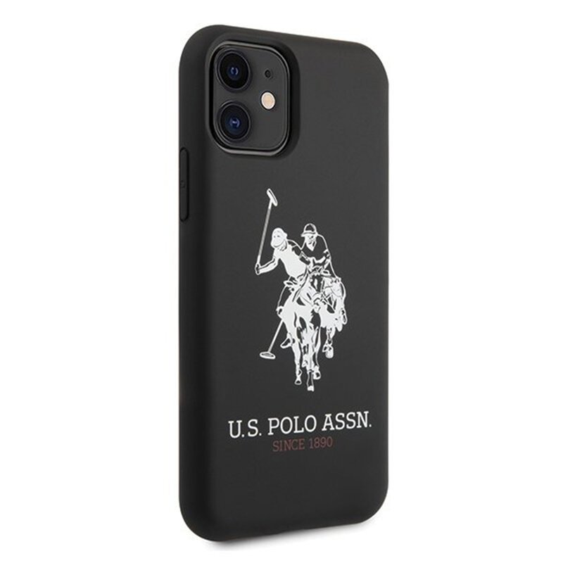 Husa iPhone 11 U.S. Polo Assn. Silicone Collection - Negru