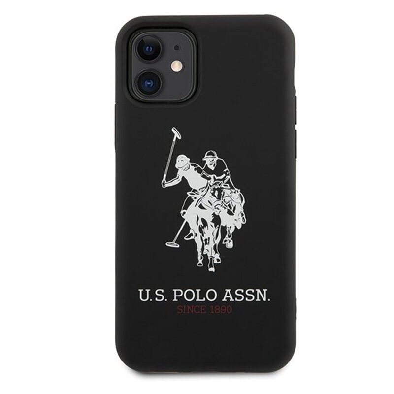 Husa iPhone 11 U.S. Polo Assn. Silicone Collection - Negru