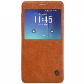 Husa Samsung Galaxy Note 5 N920 Flip Nillkin QIN Maro