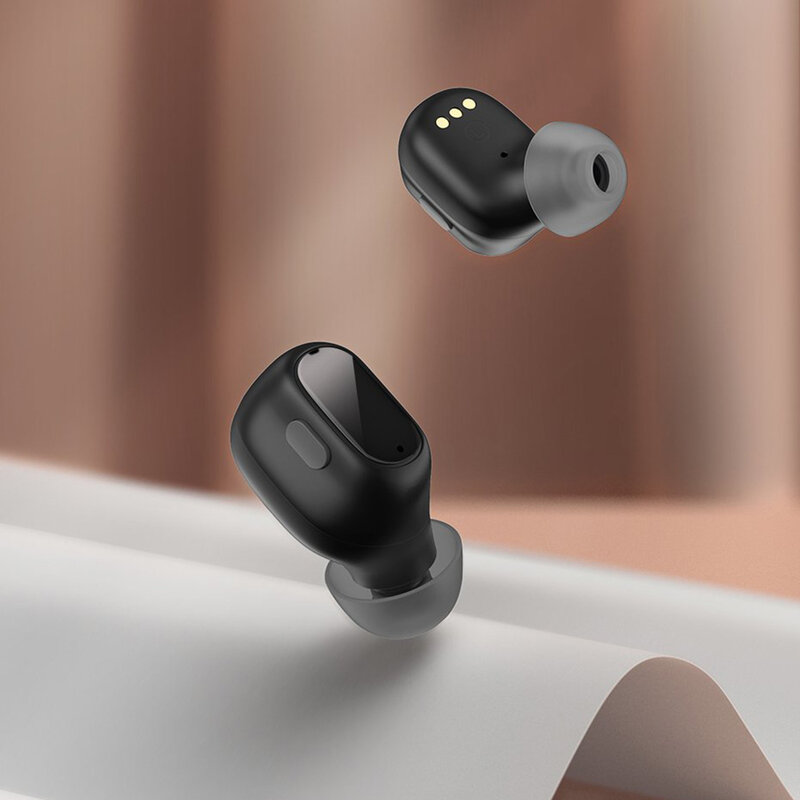 Casti TWS Bluetooth Encok WM01 Plus Baseus, negru, NGWM01P-01