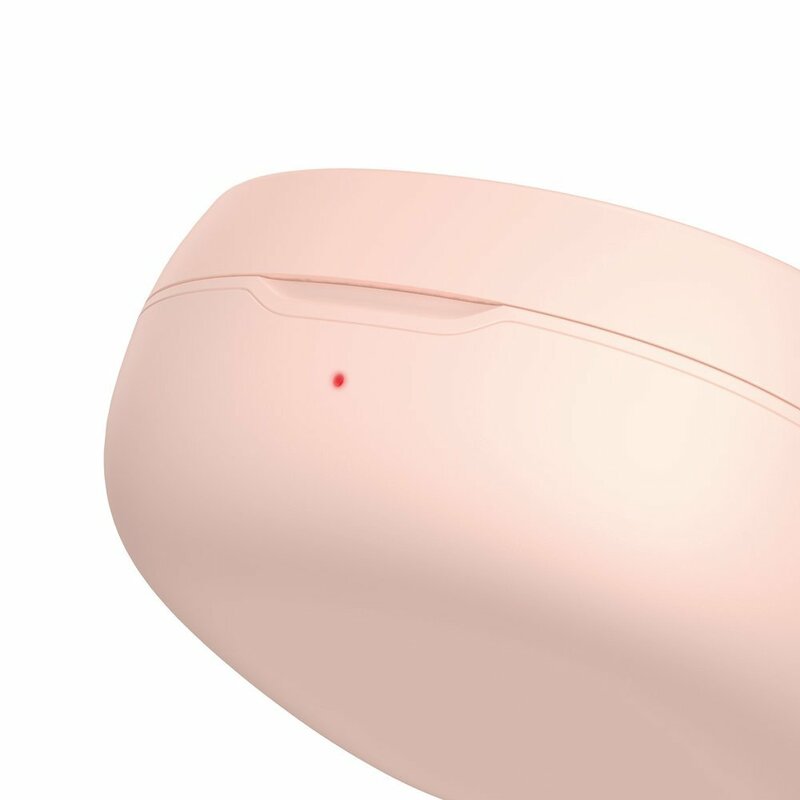 Casti TWS Bluetooth Encok WM01 Plus Baseus, roz, NGWM01P-04