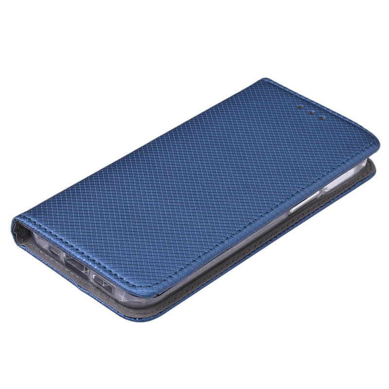 Husa Smart Book iPhone 12 mini Flip - Albastru