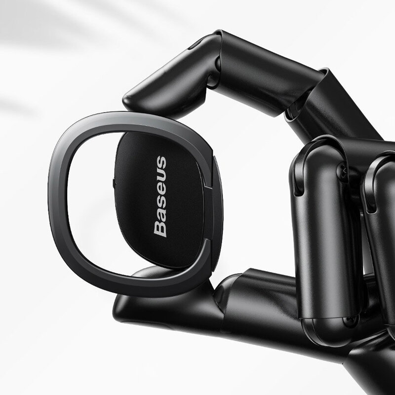 Suport inel pentru telefon, iRing Baseus, argintiu, SUYB-0S