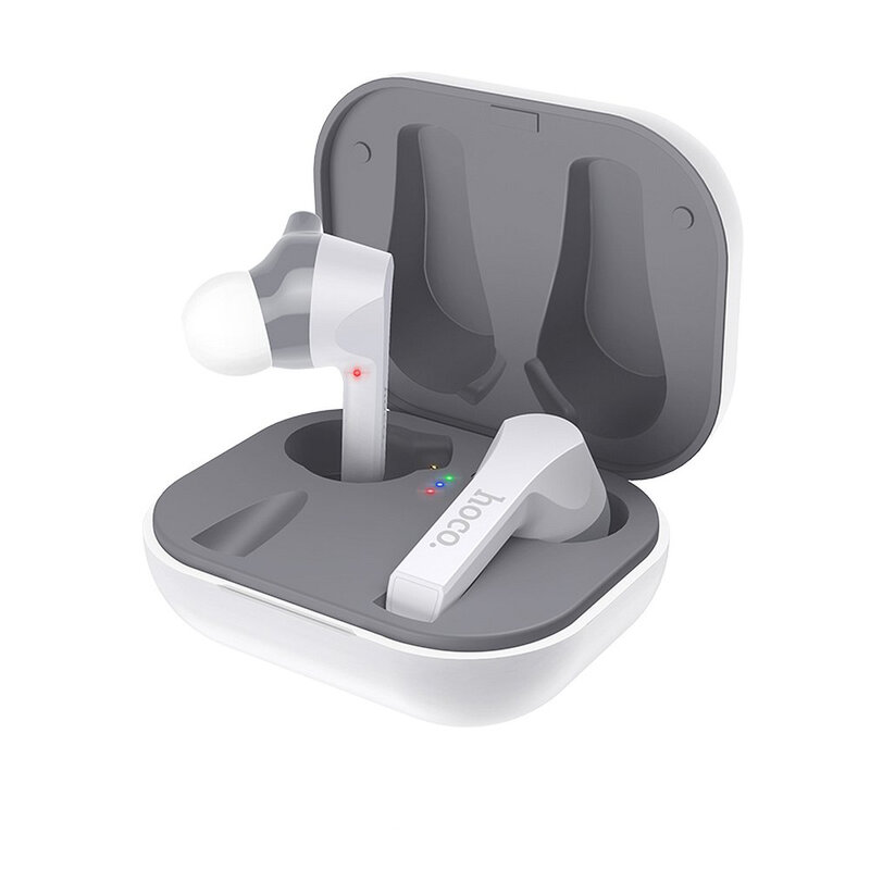 Casti audio wireless, Bluetooth, earbuds, Hoco ES34, alb