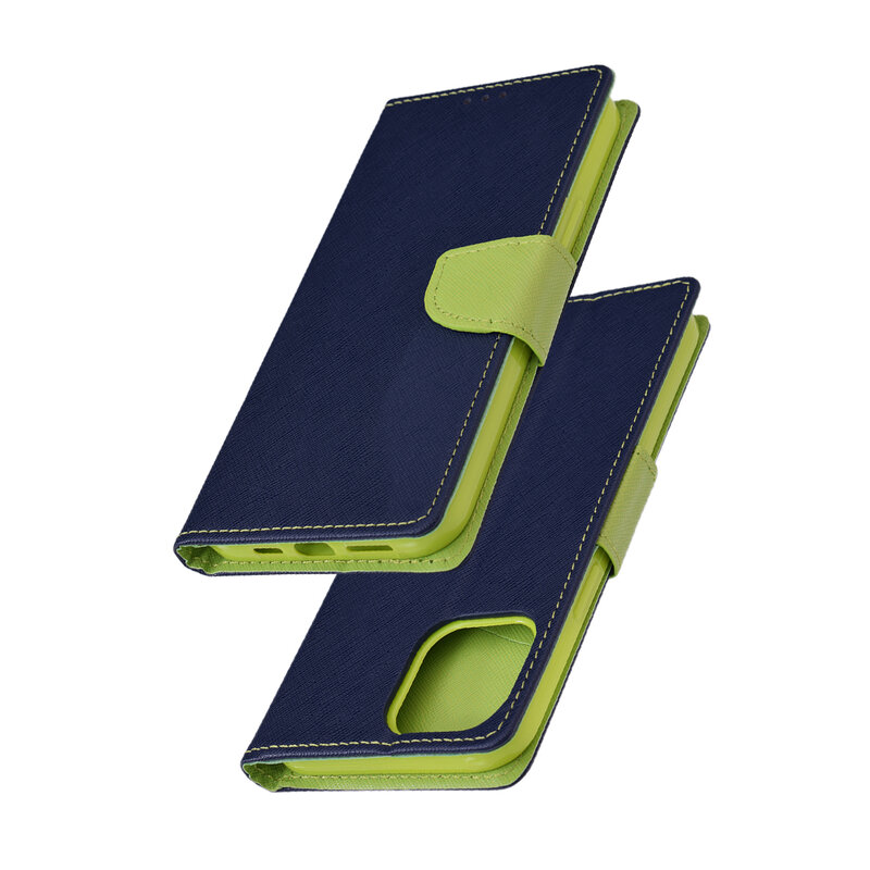 Husa iPhone 12 Pro Flip MyFancy - Albastru