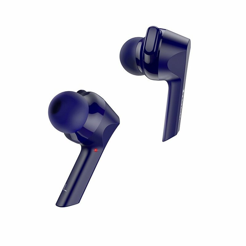 Casti audio wireless, Bluetooth, earbuds, Hoco ES34, albastru