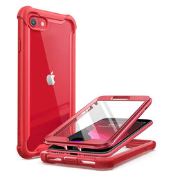 [Pachet 360°] Husa iPhone 8 i-Blason Ares + Folie Ecran - Metallic Red