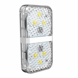 [Pachet 2x] Lampa Auto LED Avertizare Luminoasa Baseus Pentru Usa Deschisa Cu Baterii Incluse - CRFZD-02 - Alb