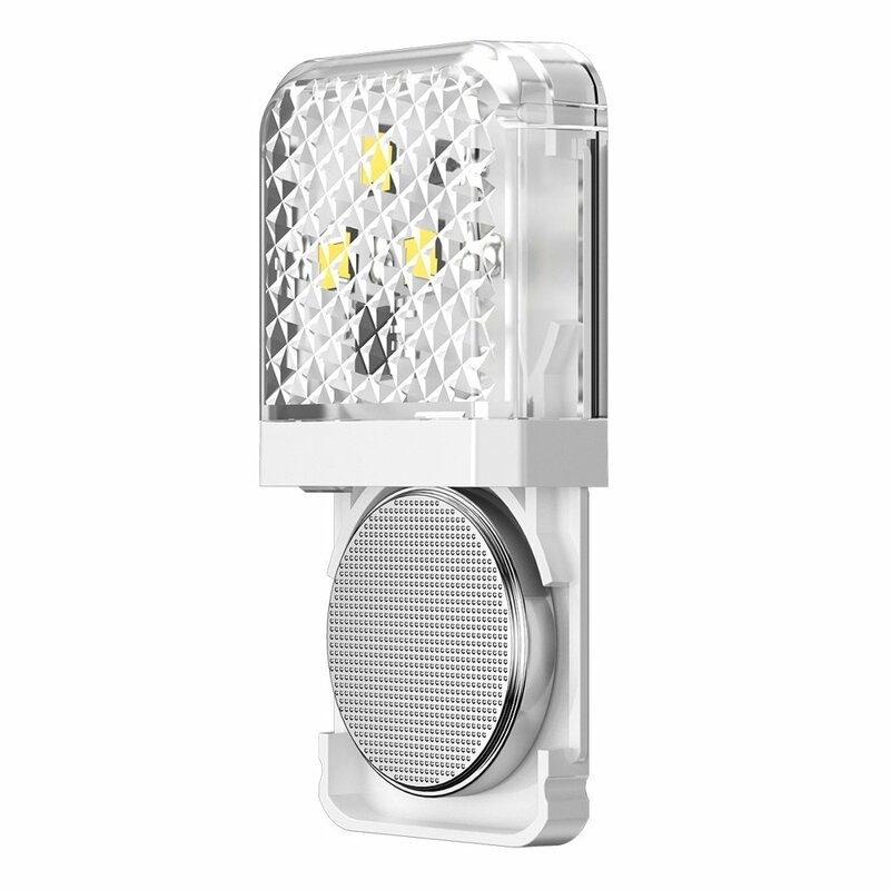 [Pachet 2x] Lampa Auto LED Avertizare Luminoasa Baseus Pentru Usa Deschisa Cu Baterii Incluse - CRFZD-02 - Alb