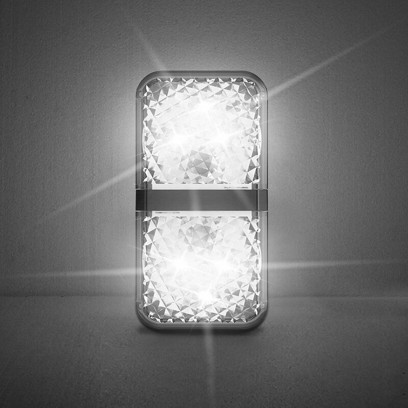 [Pachet 2x] Lampa Auto LED Avertizare Luminoasa Baseus Pentru Usa Deschisa Cu Baterii Incluse - CRFZD-02 - Alb