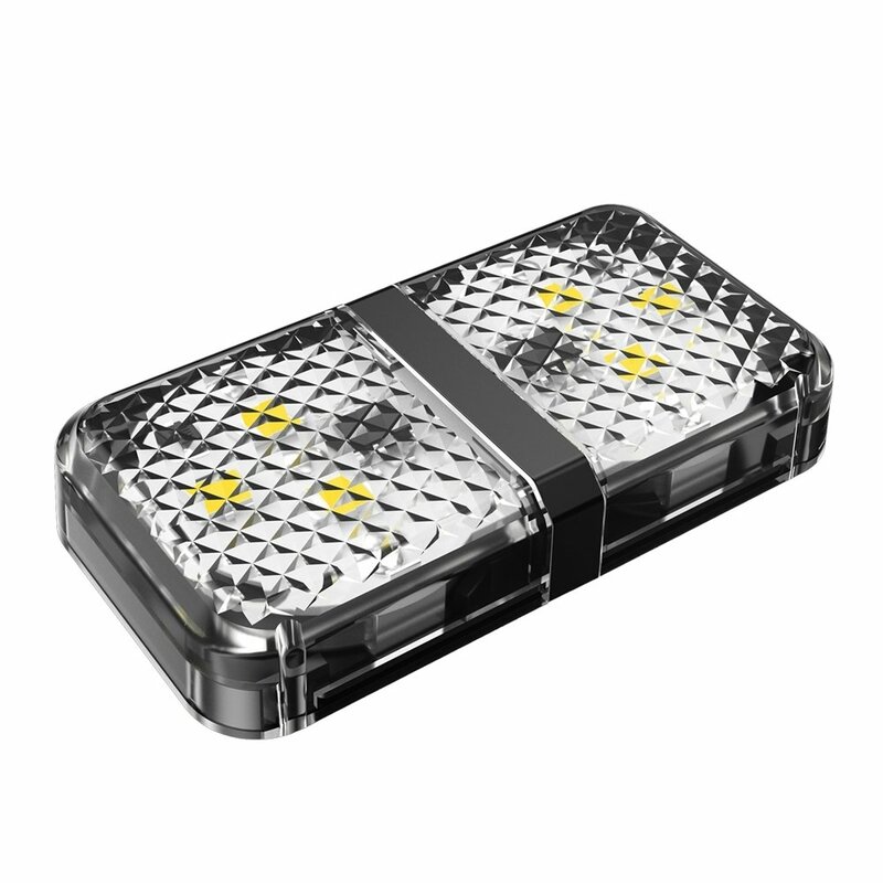 [Pachet 2x] Lampa Auto LED Avertizare Luminoasa Baseus Pentru Usa Deschisa Cu Baterii Incluse - CRFZD-01 - Negru