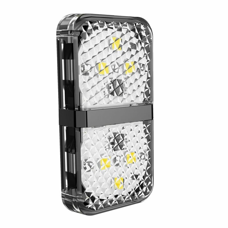 [Pachet 2x] Lampa Auto LED Avertizare Luminoasa Baseus Pentru Usa Deschisa Cu Baterii Incluse - CRFZD-01 - Negru