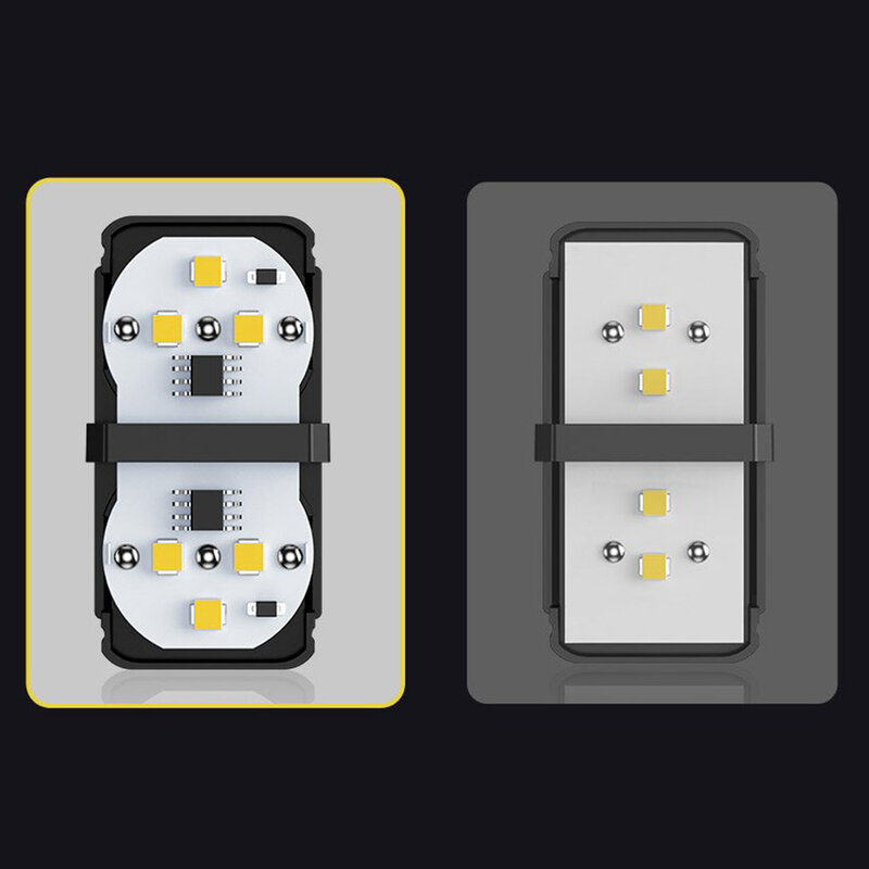 [Pachet 2x] Lampa Auto LED Avertizare Luminoasa Baseus Pentru Usa Deschisa Cu Baterii Incluse - CRFZD-01 - Negru