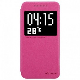 Husa HTC One A9 Nillkin Sparkle S-View Flip Roz